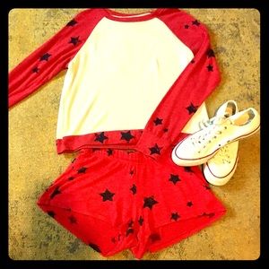 Michael Laren sweater and short set (size M)